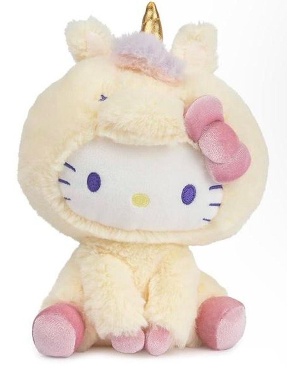 Sanrio Hello Kitty Plush in Cream with Pink Accents
